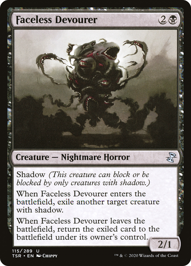 Faceless Devourer (115) Foil - Time Spiral Remastered