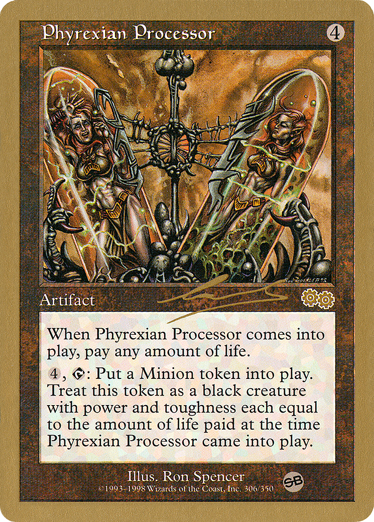 Phyrexian Processor - 2000 Nicolas Labarre (USG) (SB) (Retro) - World Championship Decks 2000