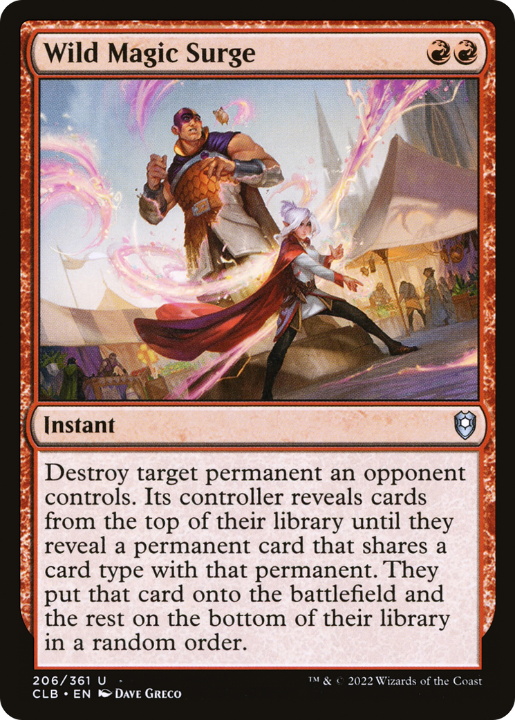 Wild Magic Surge (206) - Commander Legends: Battle for Baldur's Gate