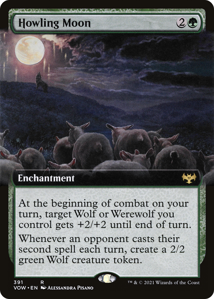 Howling Moon (Extended Art) (391) - Innistrad: Crimson Vow