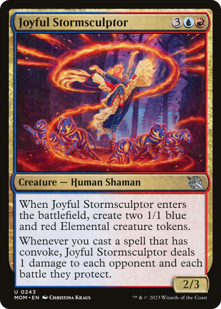 Joyful Stormsculptor (243) Foil - March of the Machine