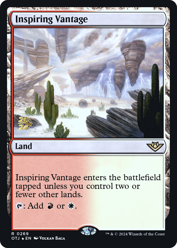Inspiring Vantage (OTJ) (269) Foil - Outlaws of Thunder Junction Promos