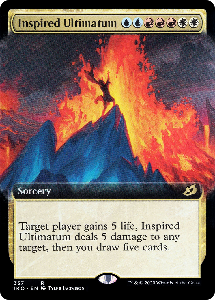 Inspired Ultimatum (Extended Art) (337) Foil - Ikoria: Lair of Behemoths