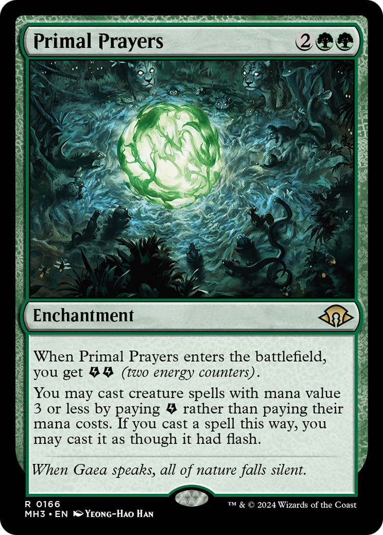 Primal Prayers (166) Foil - Modern Horizons 3