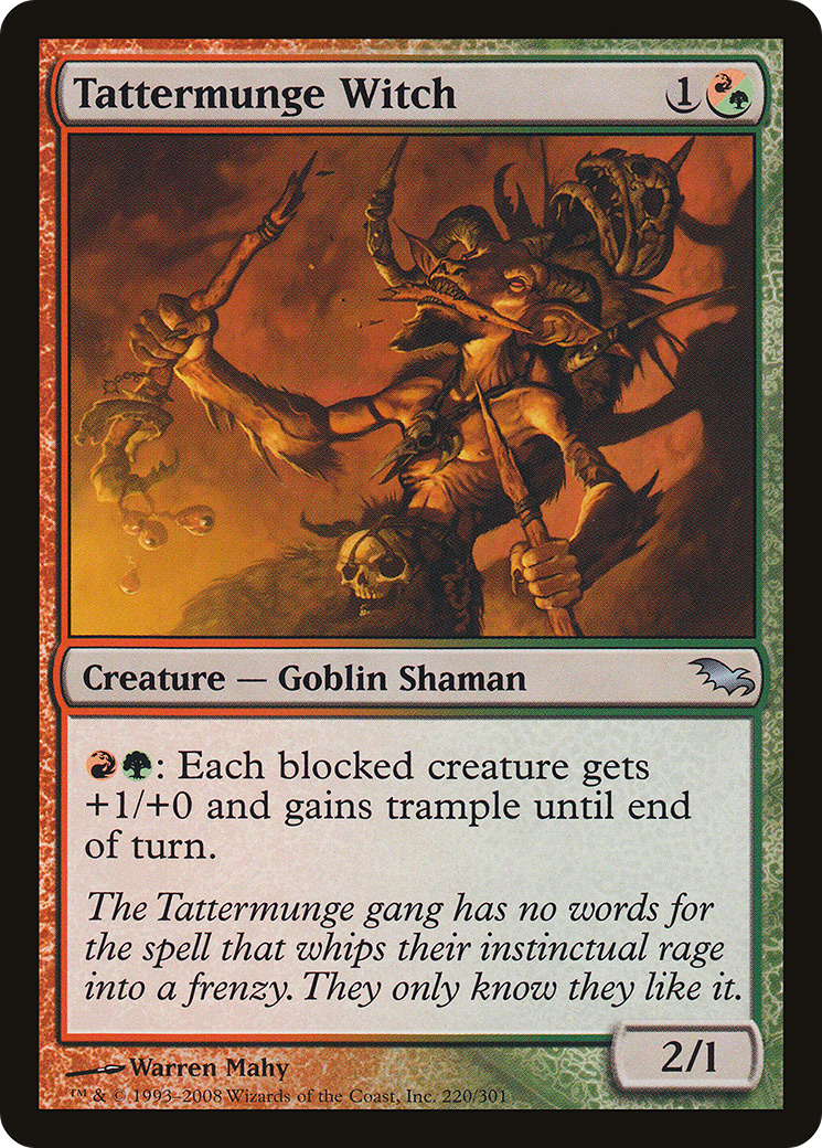Tattermunge Witch (220) Foil - Shadowmoor