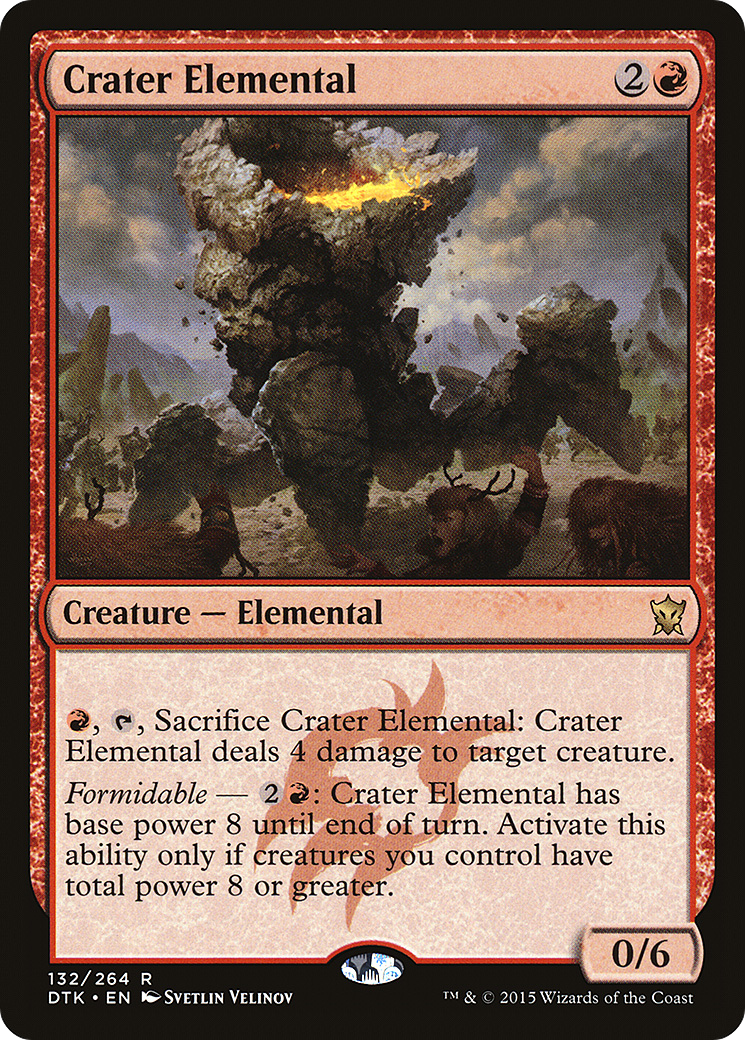Crater Elemental (132) - Dragons of Tarkir