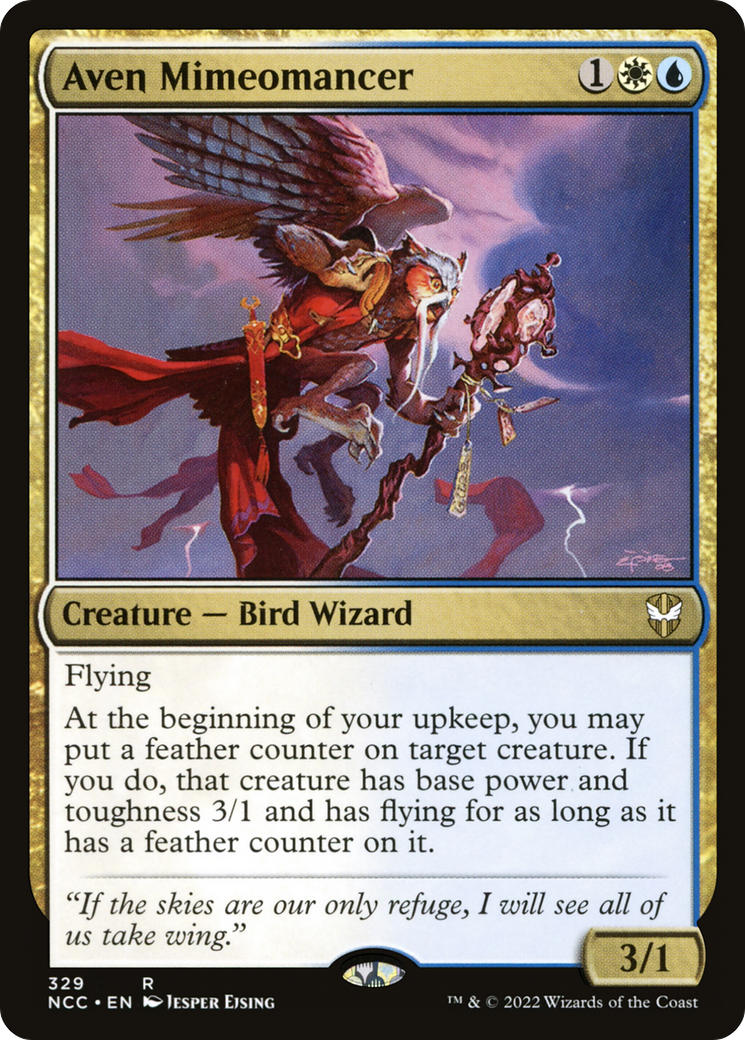 Aven Mimeomancer (329) - New Capenna Commander