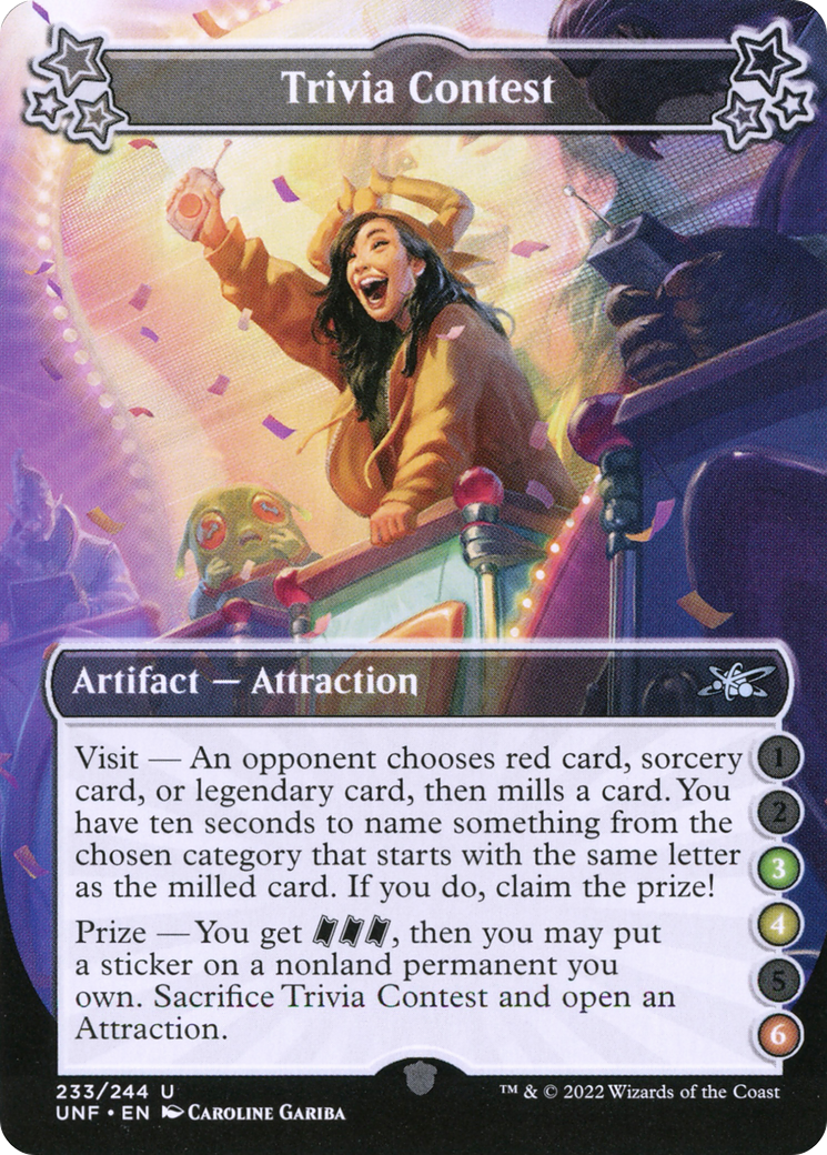 Trivia Contest (3-4-6) (233) Foil - Unfinity