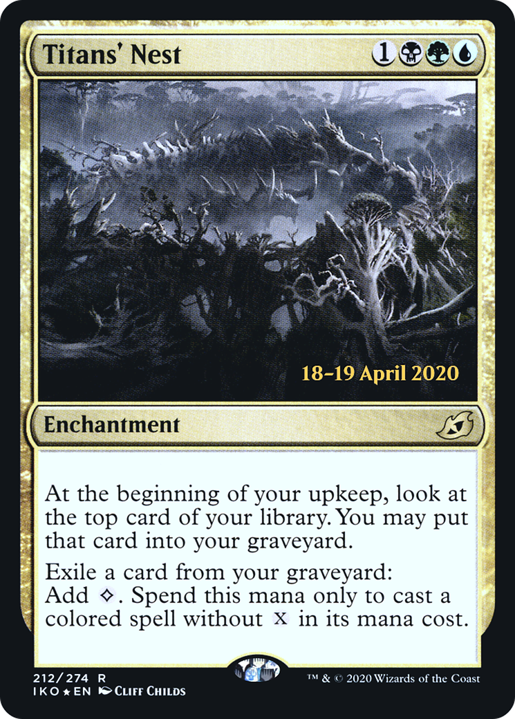 Titans' Nest (212s) Foil - Ikoria: Lair of Behemoths Promos