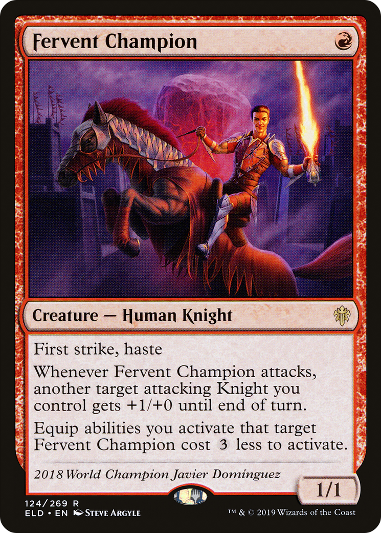 Fervent Champion (124) - Throne of Eldraine