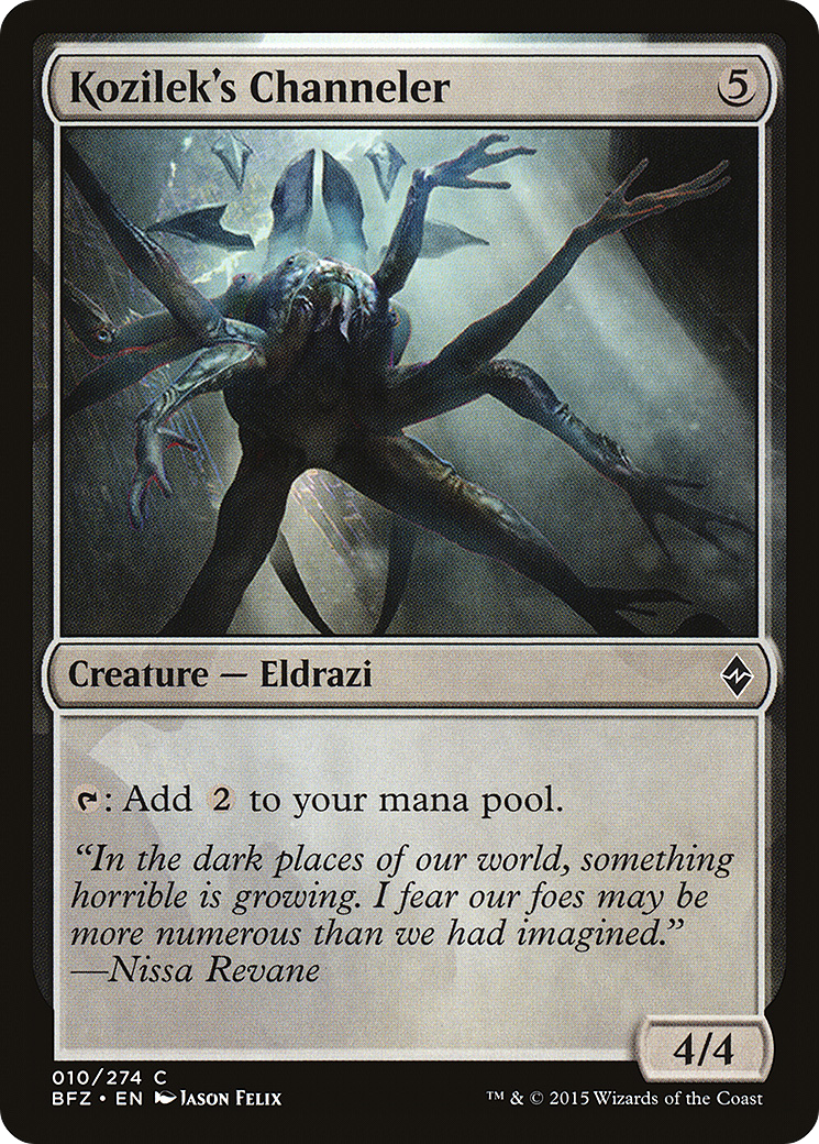 Kozilek's Channeler (010) Foil - Battle for Zendikar