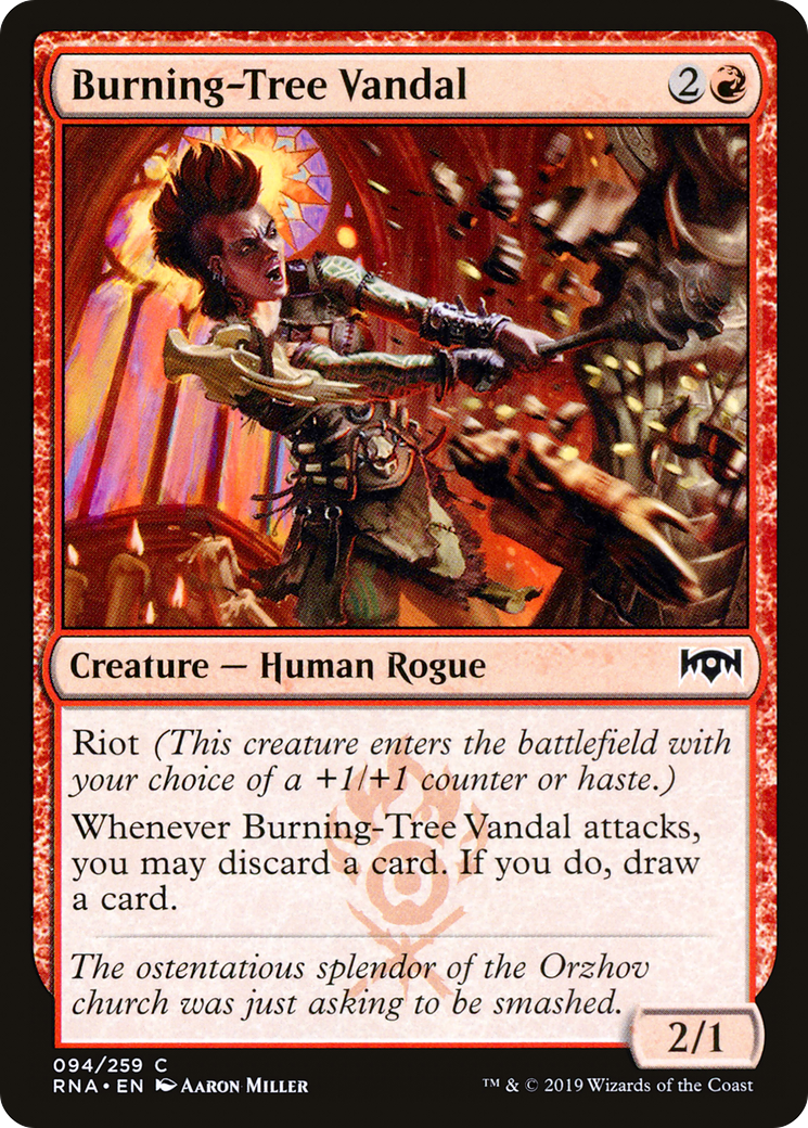 Burning-Tree Vandal (094) Foil - Ravnica Allegiance