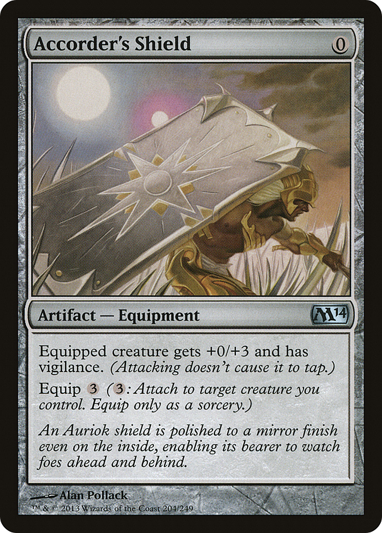 Accorder's Shield (204) Foil - Magic 2014