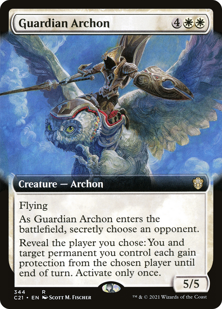 Guardian Archon (Extended Art) (344) - Commander 2021