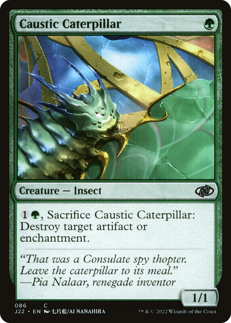 Caustic Caterpillar (086) Foil - Jumpstart 2022