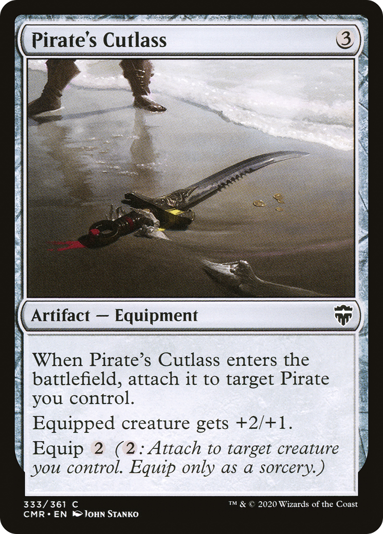Pirate's Cutlass (333) Foil - Commander Legends