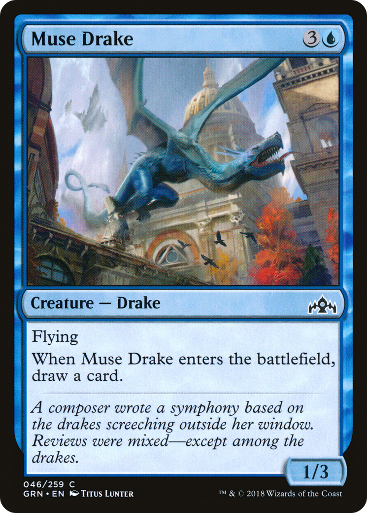 Muse Drake (046) - Guilds of Ravnica