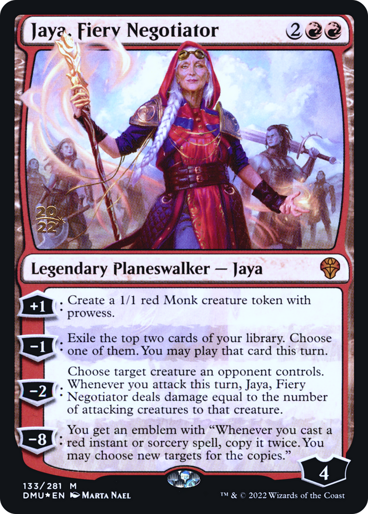 Jaya, Fiery Negotiator (133) Foil - Dominaria United Promos