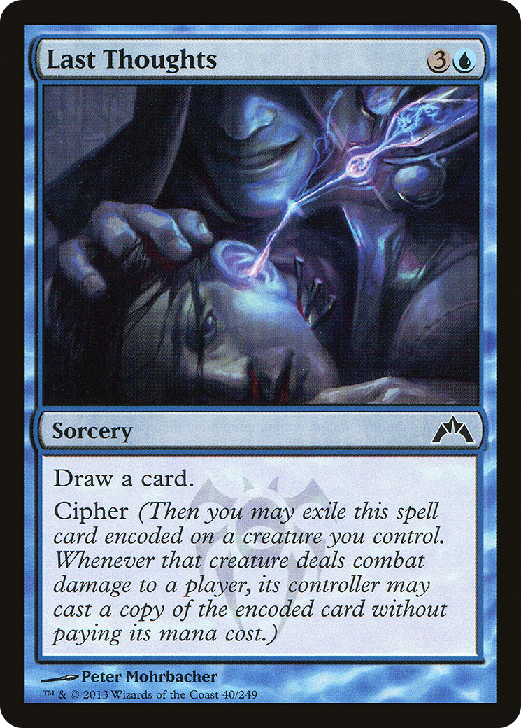Last Thoughts (040) Foil - Gatecrash