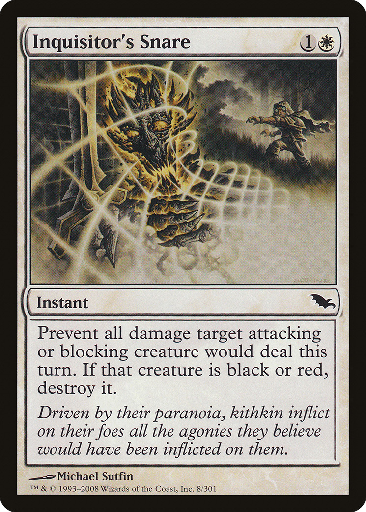 Inquisitor's Snare (008) Foil - Shadowmoor