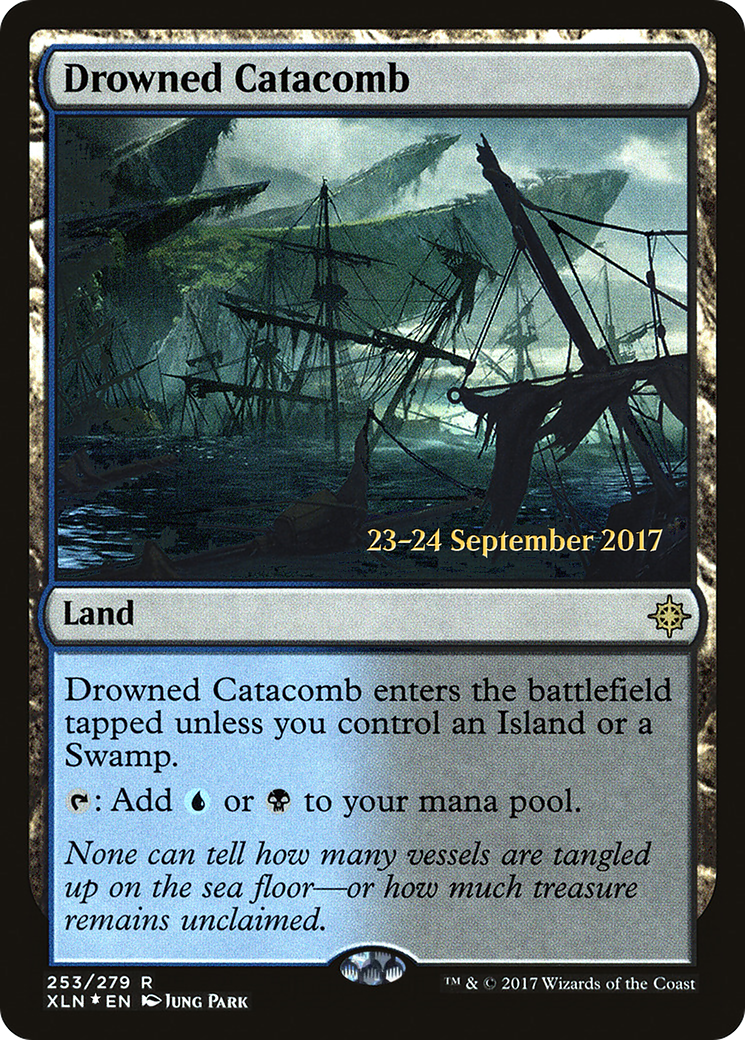 Drowned Catacomb (253) Foil - Ixalan Promos