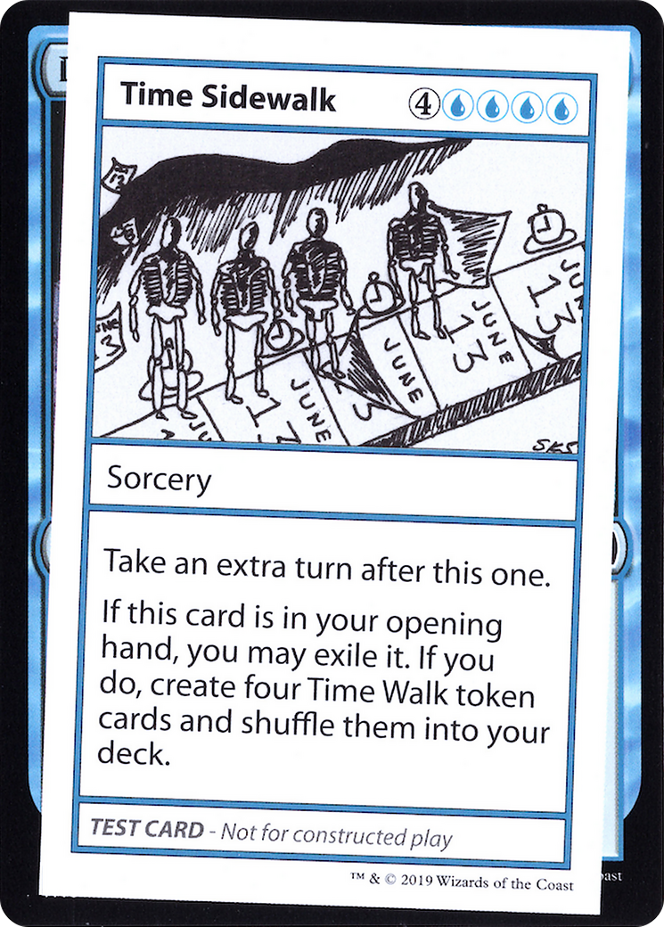 Time Sidewalk (No PW Symbol) - Mystery Booster Playtest Cards 2021