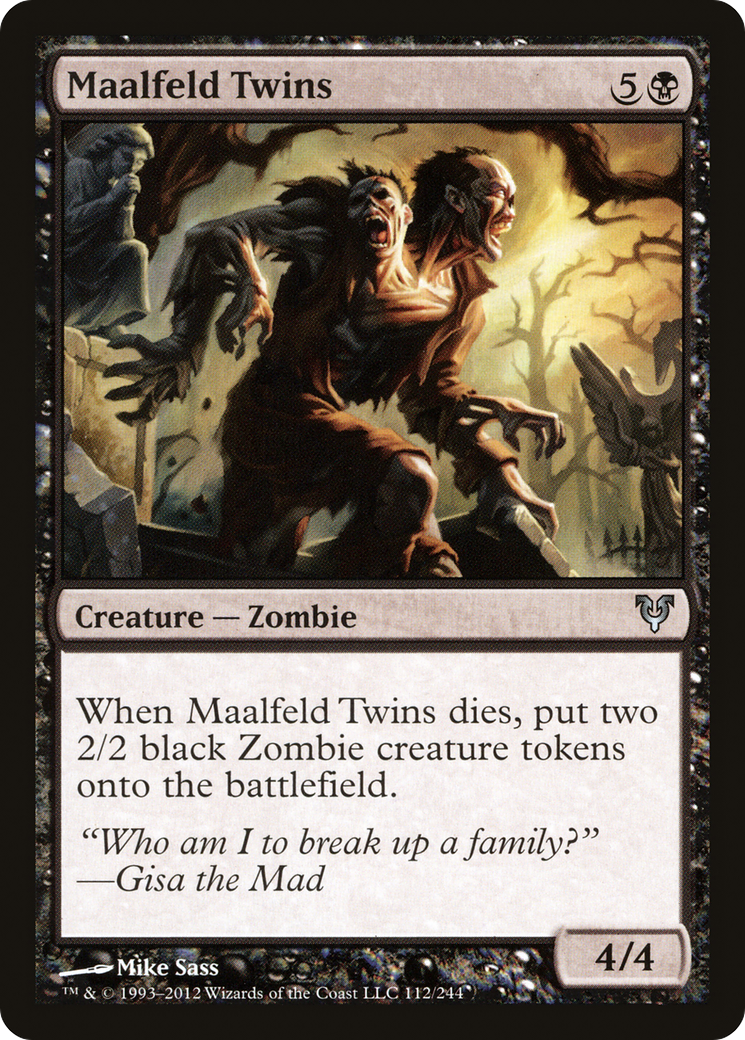 Maalfeld Twins (112) Foil - Avacyn Restored