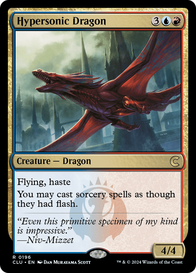 Hypersonic Dragon (196) - Ravnica: Clue Edition