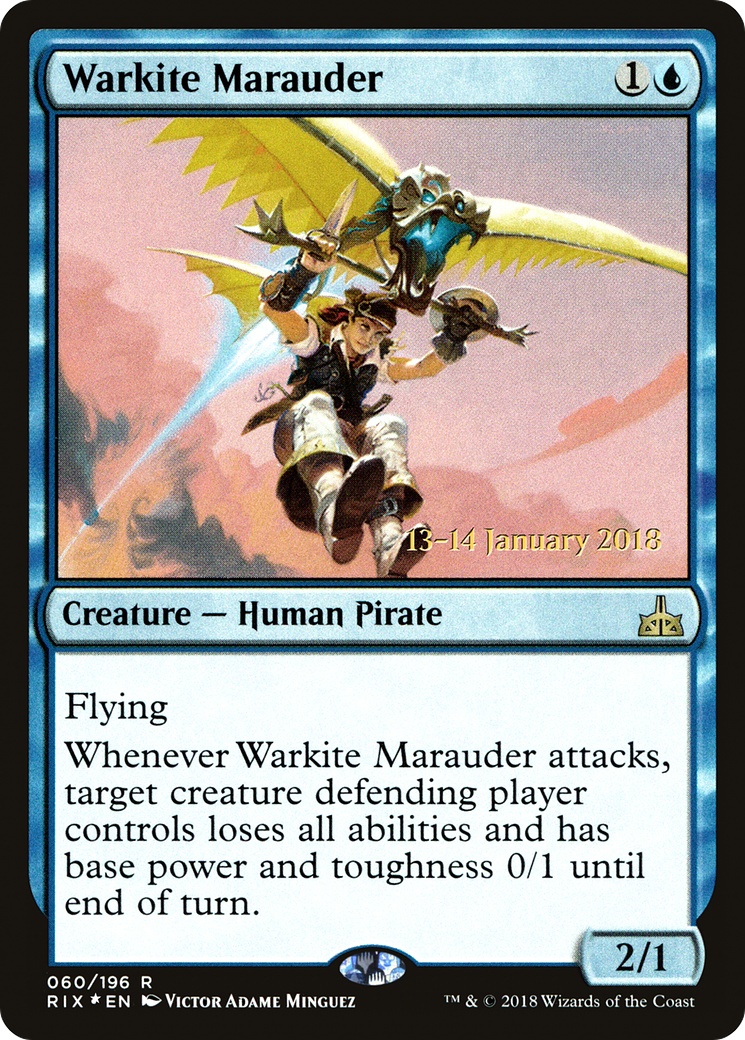 Warkite Marauder (060) Foil - Rivals of Ixalan Promos