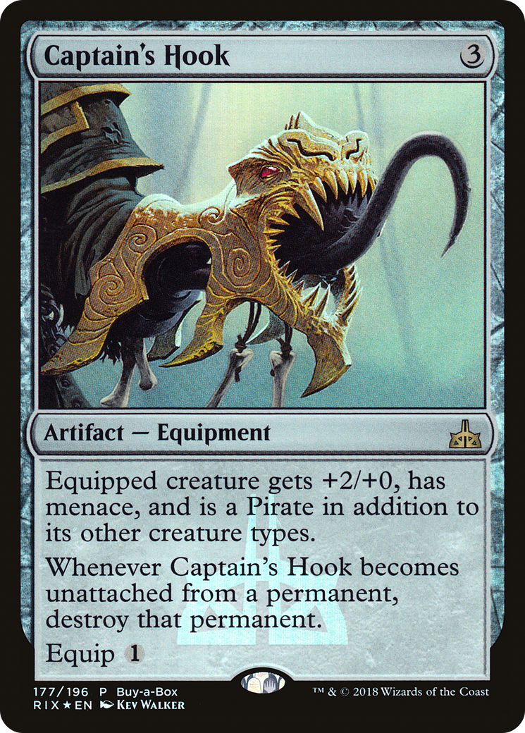 Captain's Hook (177) Foil - Rivals of Ixalan Promos