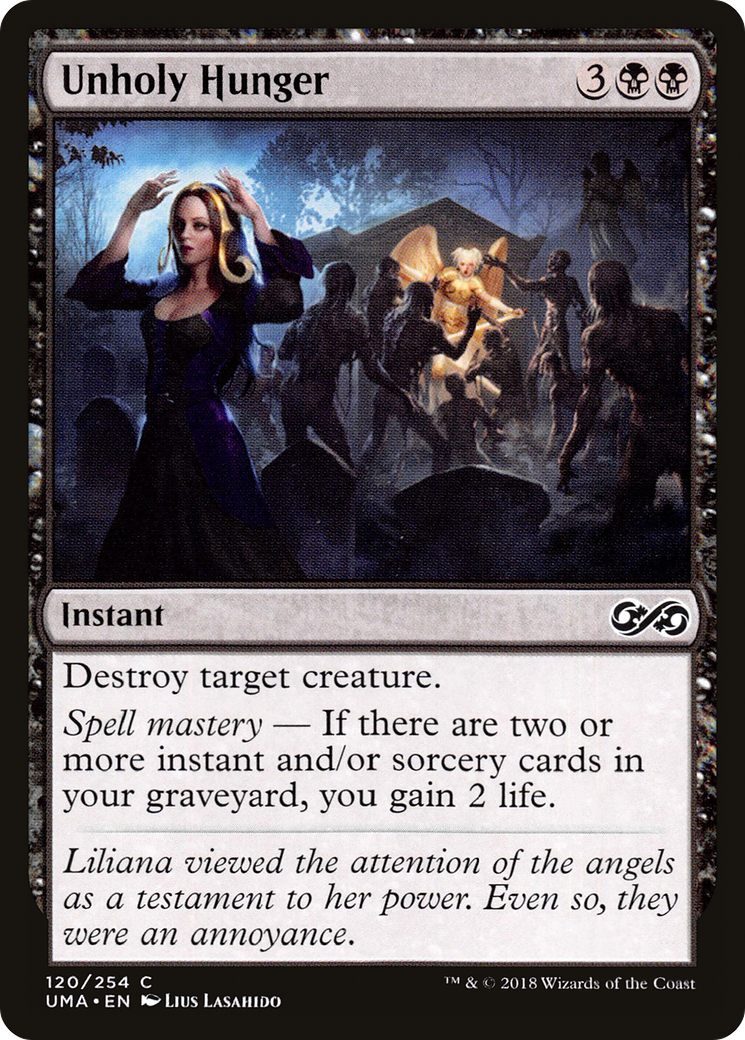 Unholy Hunger (120) Foil - Ultimate Masters