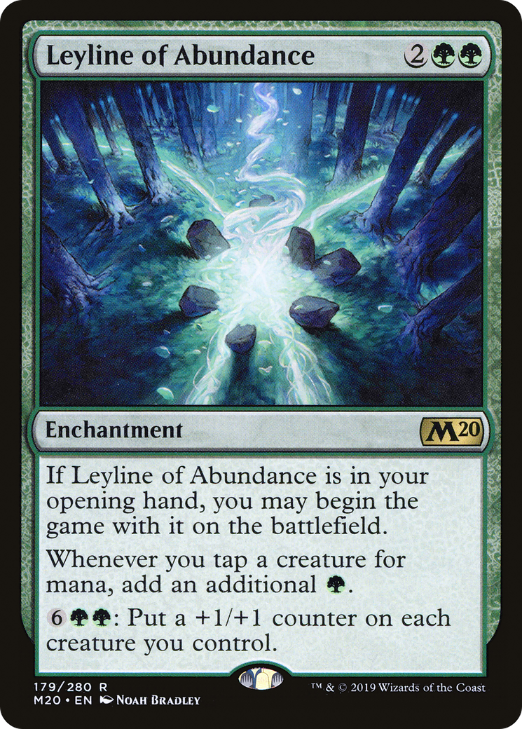 Leyline of Abundance (179) - Core Set 2020