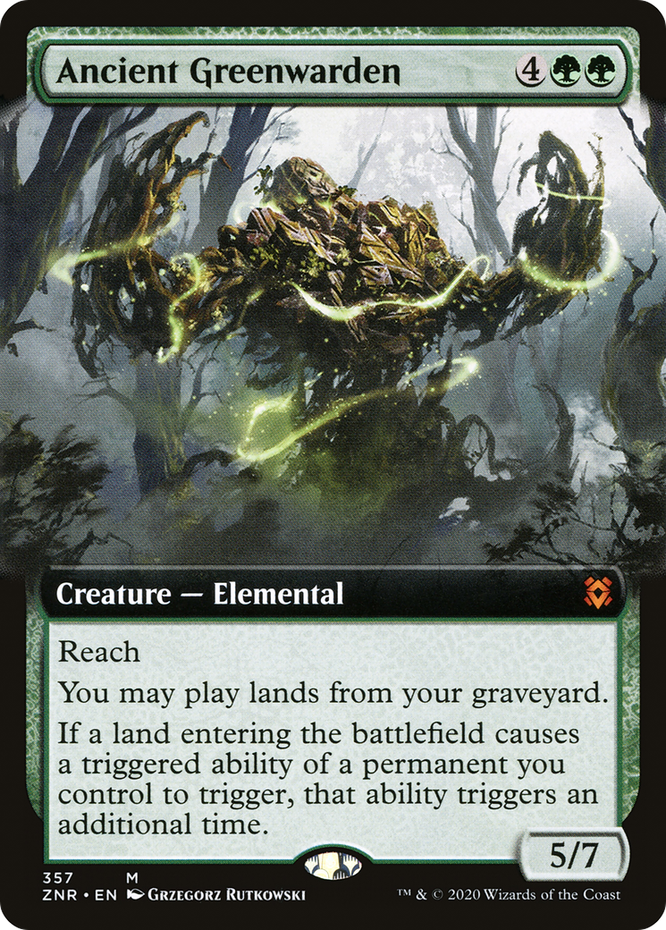 Ancient Greenwarden (Extended Art) (357) - Zendikar Rising