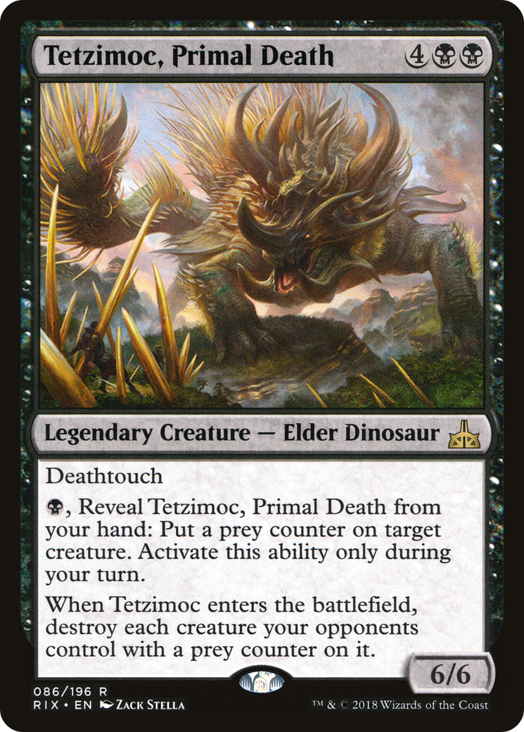 Tetzimoc, Primal Death (086) - Rivals of Ixalan