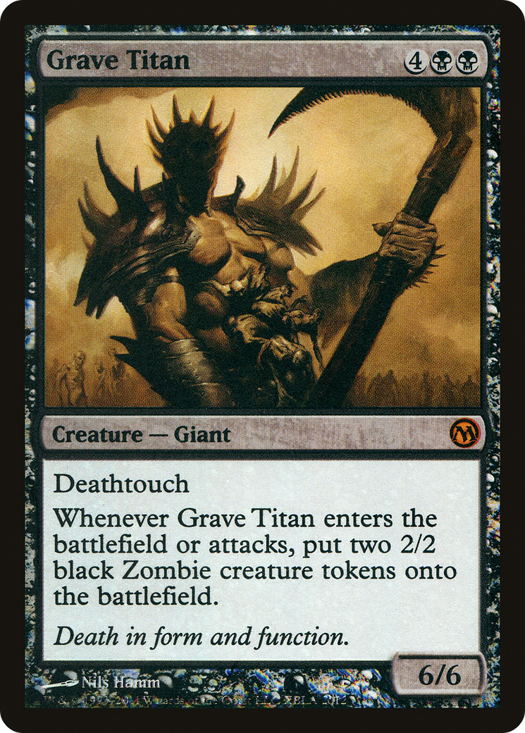 Grave Titan (002) Foil - Duels of the Planeswalkers 2012 Promos
