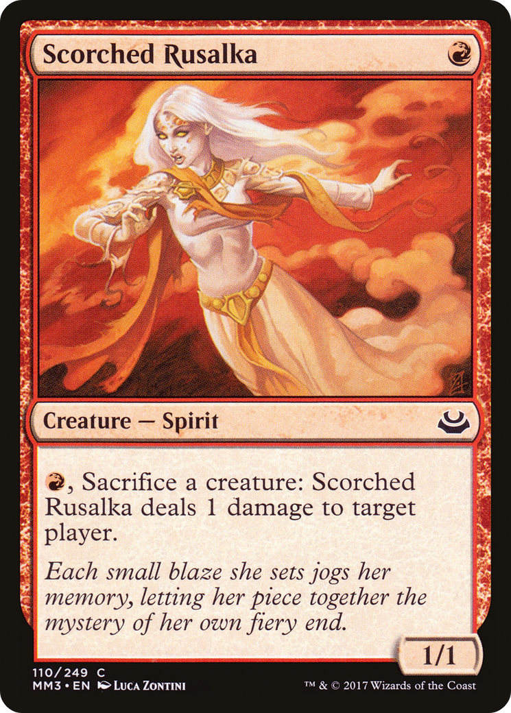 Scorched Rusalka (110) Foil - Modern Masters 2017