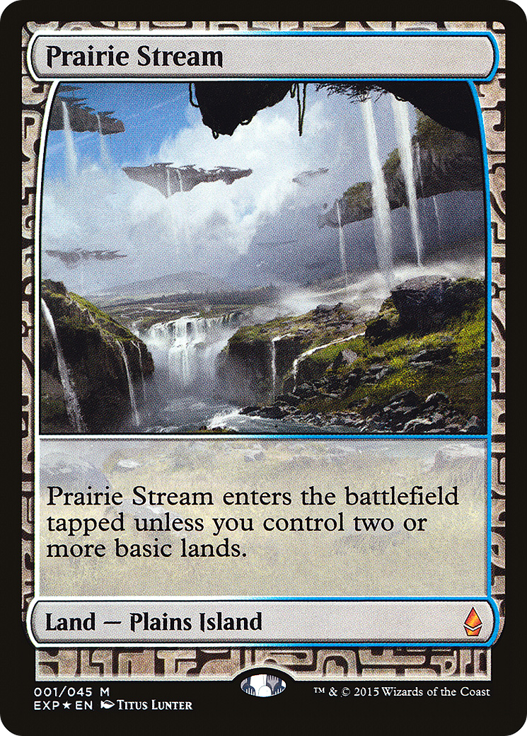 Prairie Stream (001) Foil - Zendikar Expeditions