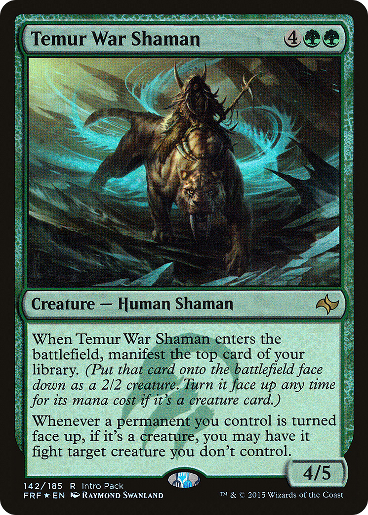 Temur War Shaman (142) Foil - Fate Reforged Promos