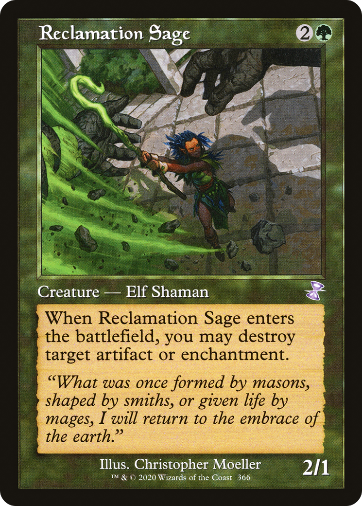 Reclamation Sage (Retro) (366) Foil - Time Spiral Remastered