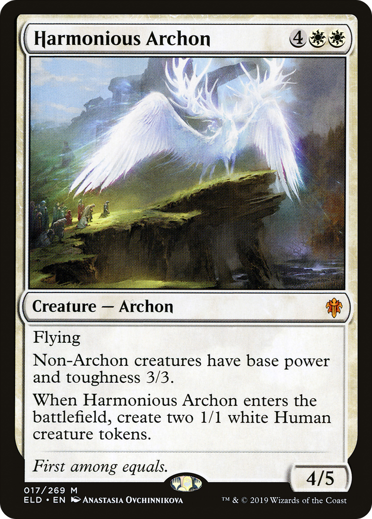 Harmonious Archon (017) - Throne of Eldraine