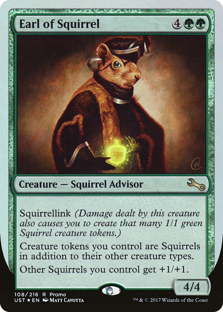 Earl of Squirrel (108) Foil - Unstable Promos