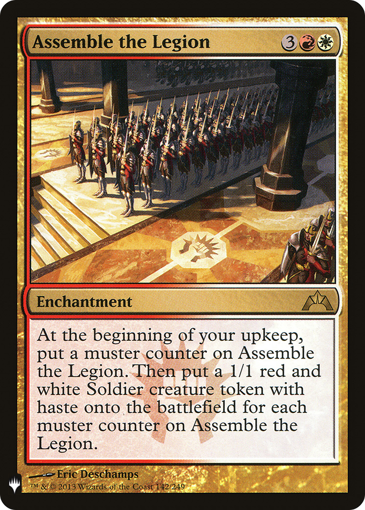 Assemble the Legion (GTC-142) - The List