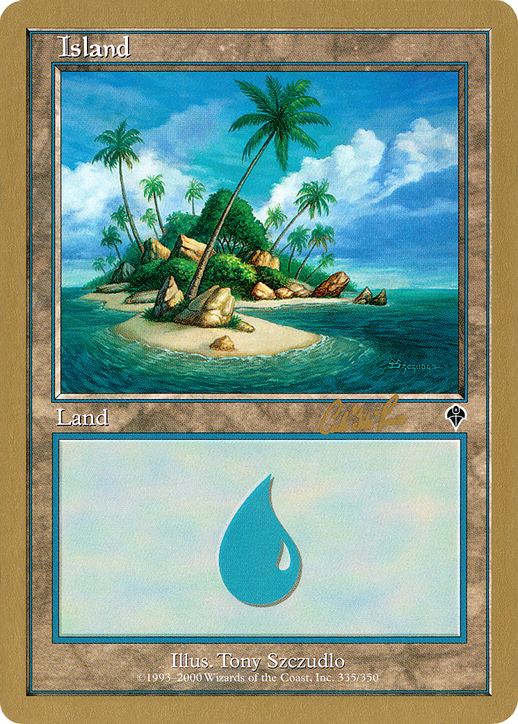 Island (335) - 2002 Carlos Romao (INV) (Retro) - World Championship Decks 2002