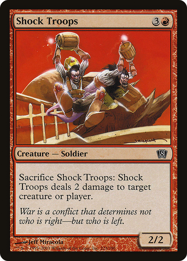 Shock Troops (223) - Eighth Edition