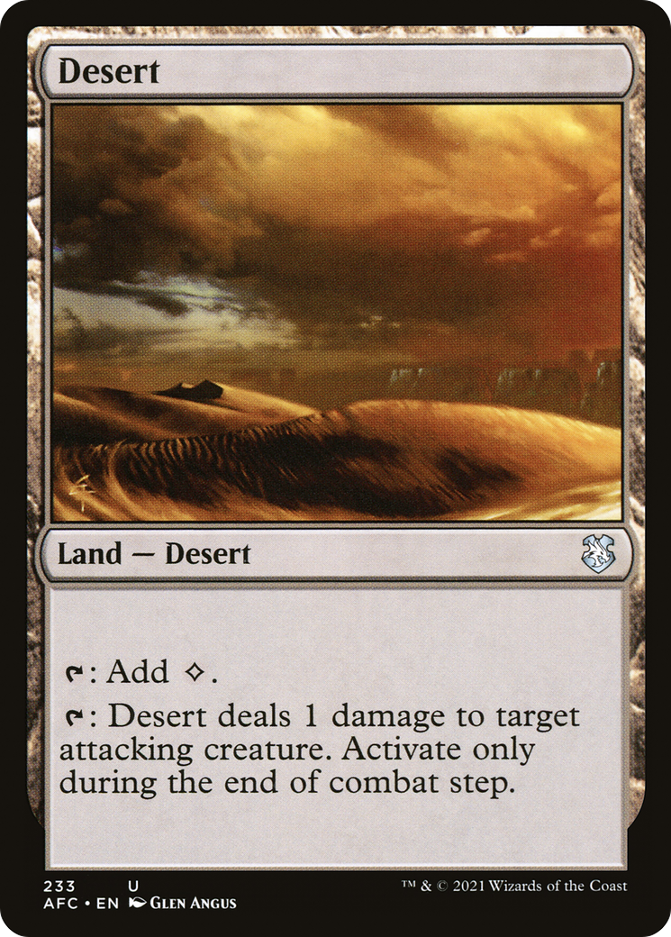 Desert (233) - Forgotten Realms Commander