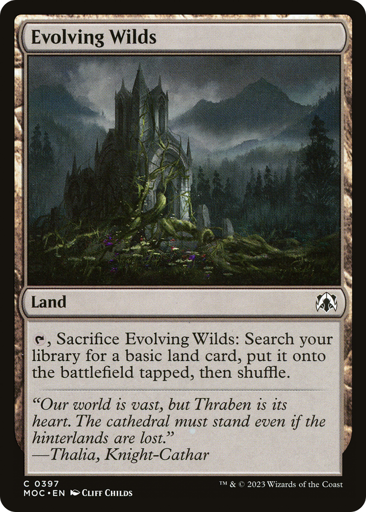 Evolving Wilds (397) - March of the Machine Commander