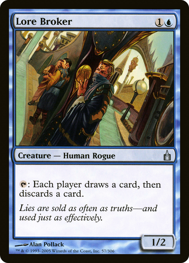 Lore Broker (057) Foil - Ravnica: City of Guilds