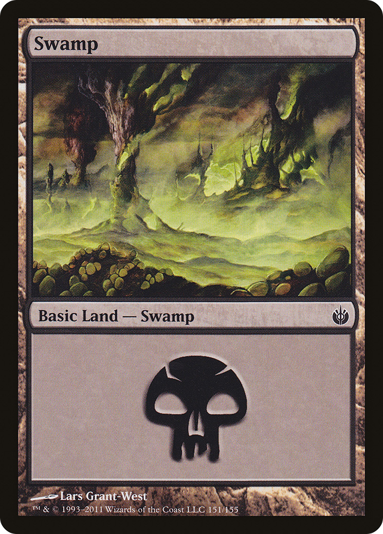 Swamp (151) - Mirrodin Besieged