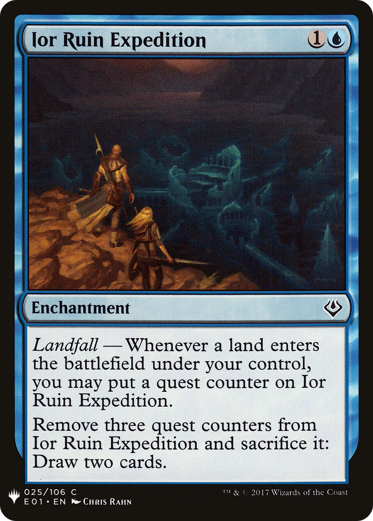 Ior Ruin Expedition (E01-25) - The List