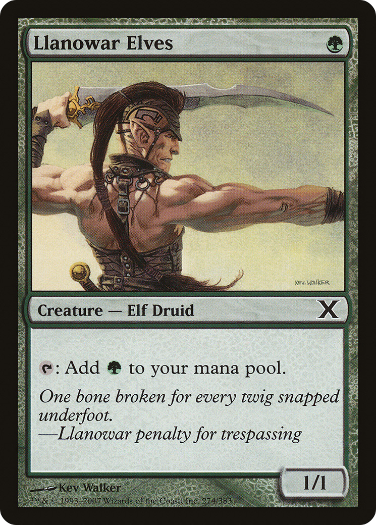 Llanowar Elves (274) - Tenth Edition